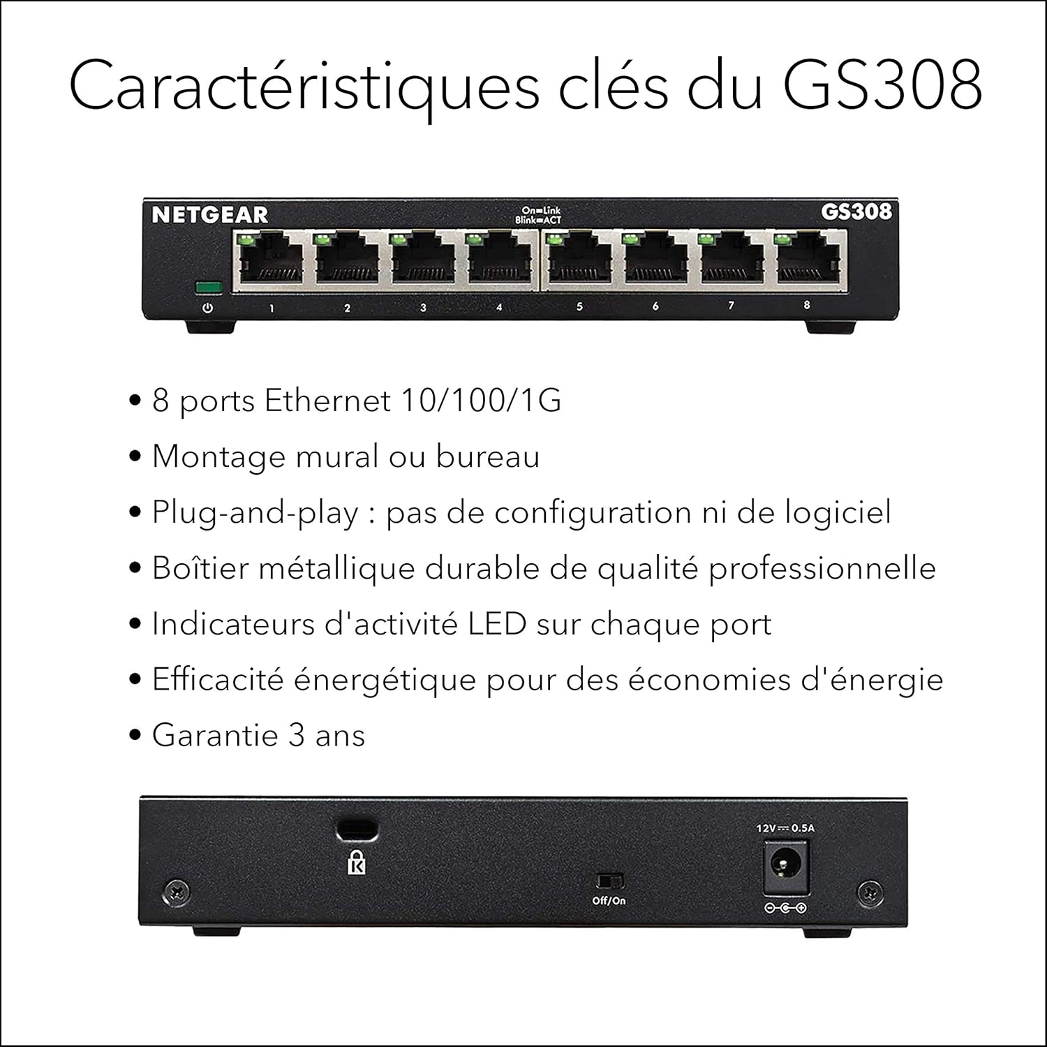 NETGEAR Switch 8 Ports GS308EPP – Image 2
